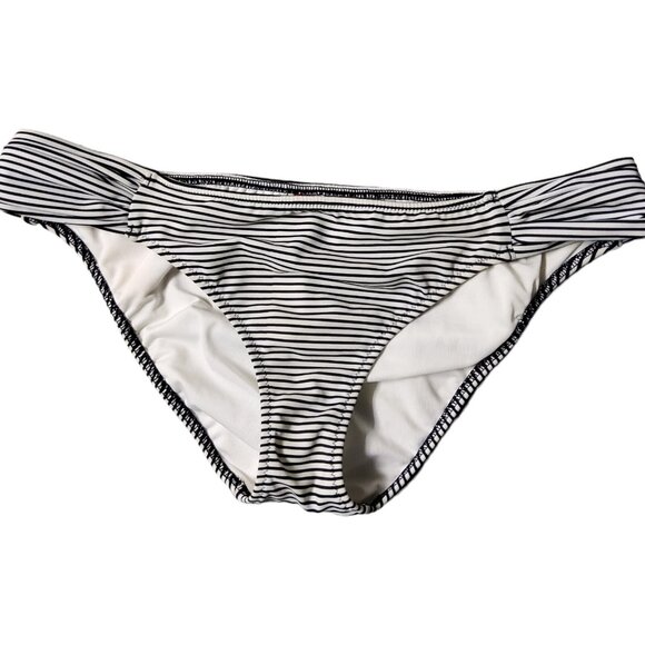 Victoria's Secret Swimwear Bikini Bottom Women Size Medium Striped The Knockout - Picture 8 of 9